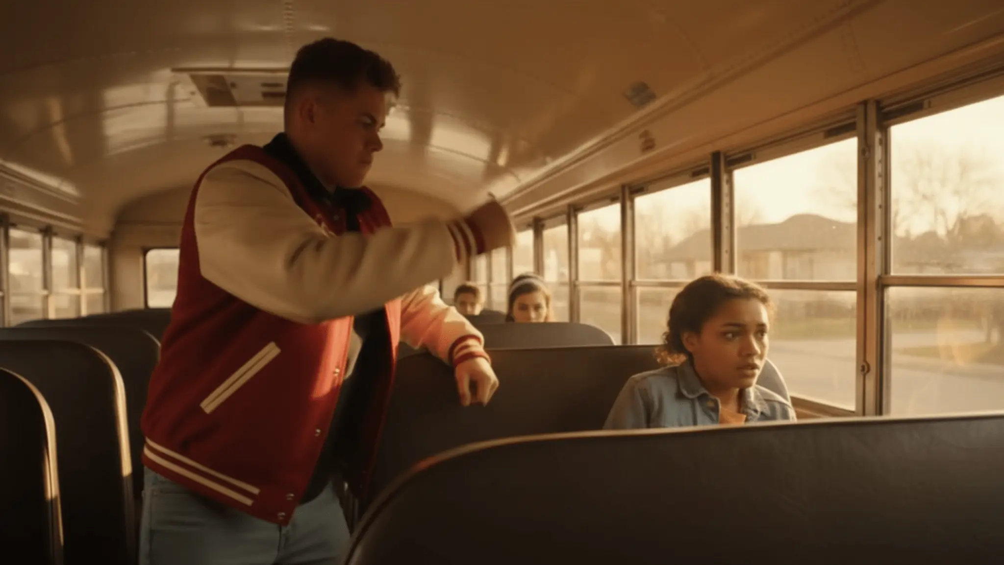 Senior Slapped Girl On Bus… Then Her Brother Got On