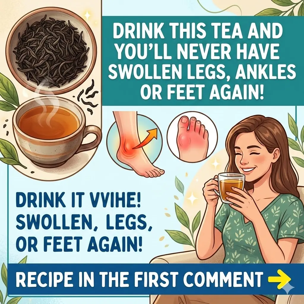 Herbal Tea for Swollen Legs: Natural Diuretic & Anti-Inflammatory Recipe, How to Use It, and Precautions
