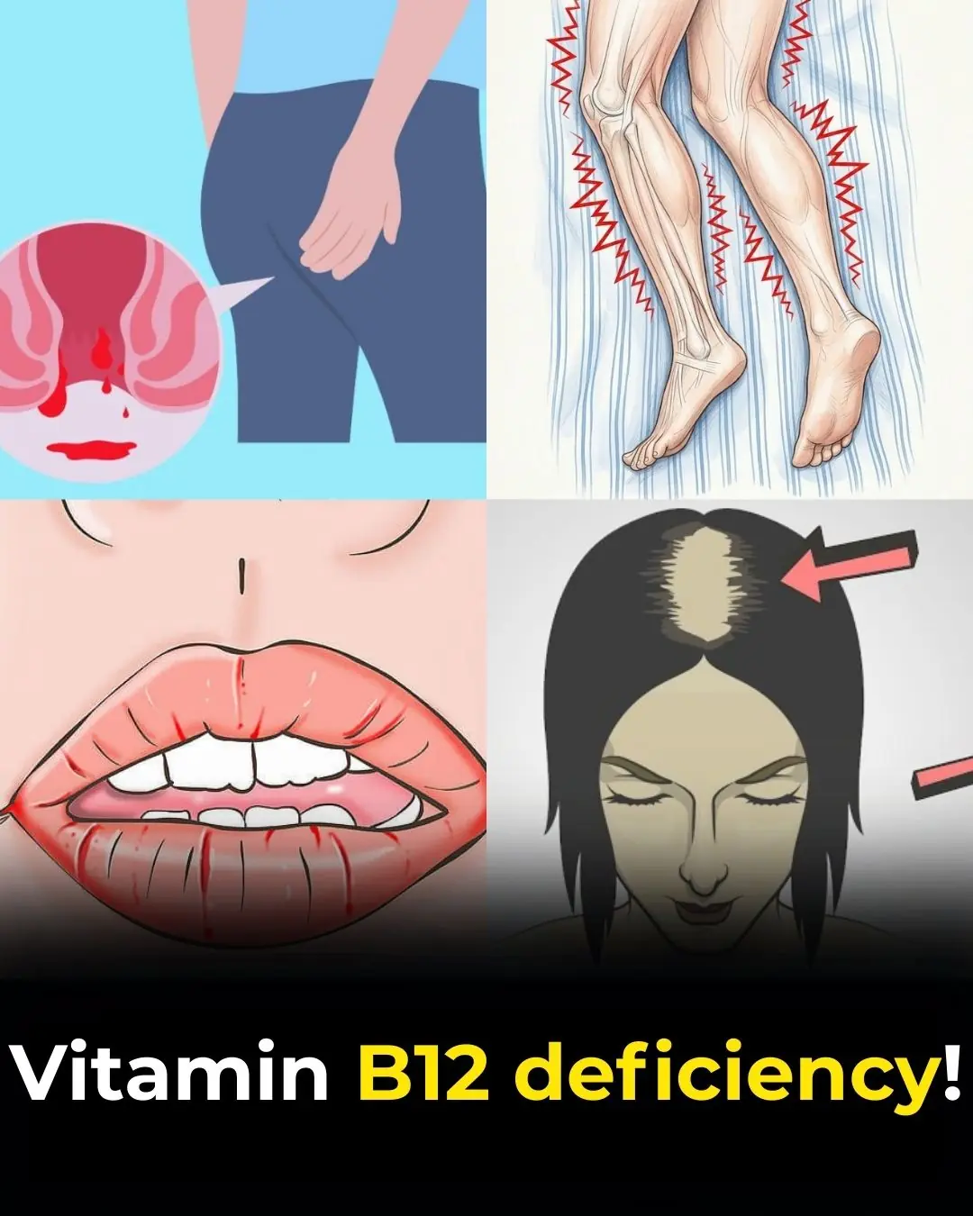 🧠 8 Strange (But Real) Signs Your Body Is Begging for More Vitamin B12 – Don’t Ignore These Red Flags