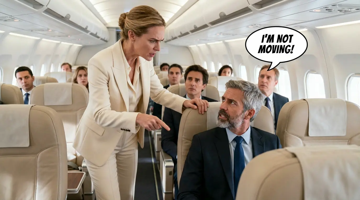 She Said He Didn’t Belong in First Class - Then the Captain Made an Announcement