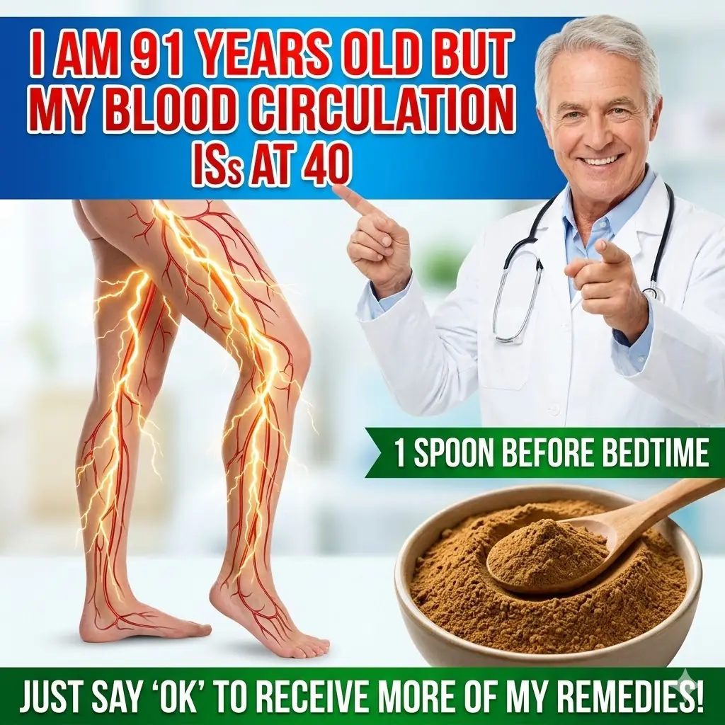 Older Adults: Eat This Before Bed to Support Blood Flow and Leg Circulation Naturally