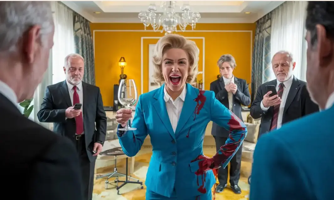 She Called Him a Paid Servant—and Poured Wine on Him. Five Minutes Later, the Director Spoke One Sentence.