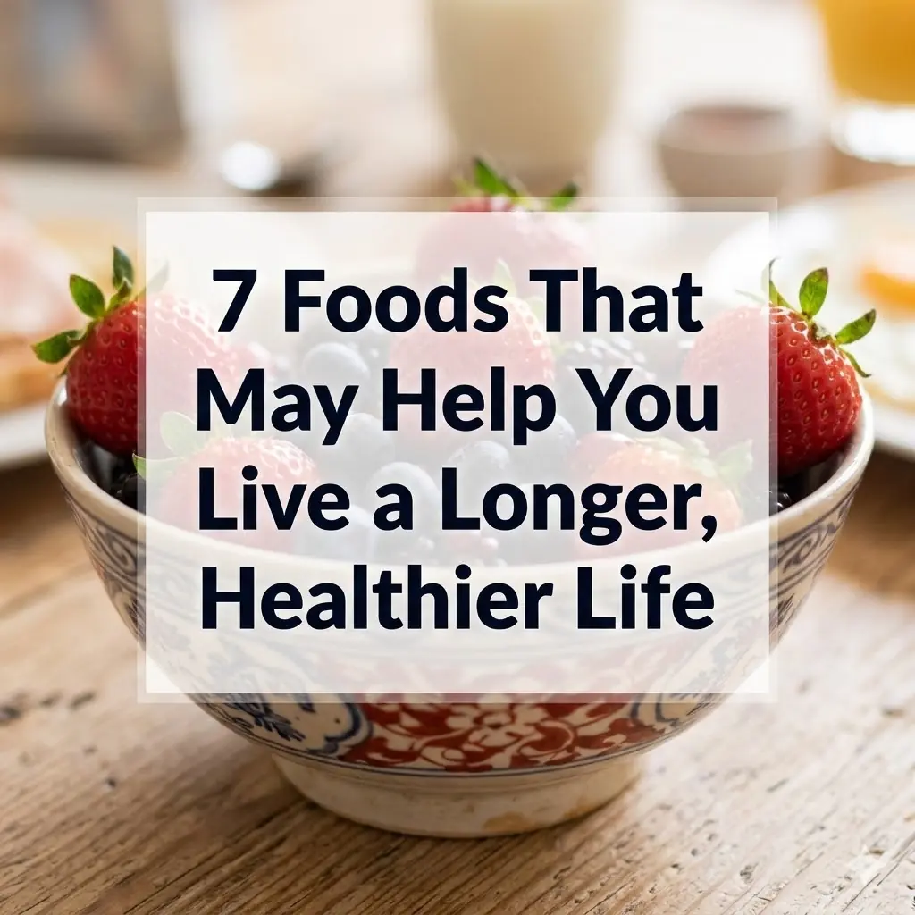 7 Foods To Help You Live a Longer, Healthier Life