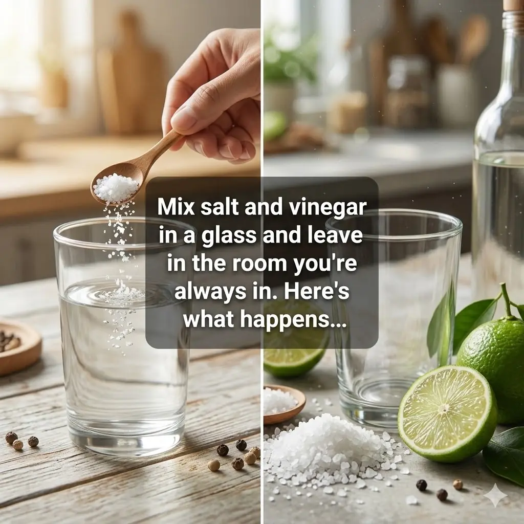 Discover: A Glass of Water, Vinegar, and Salt Can Cleanse Your Home