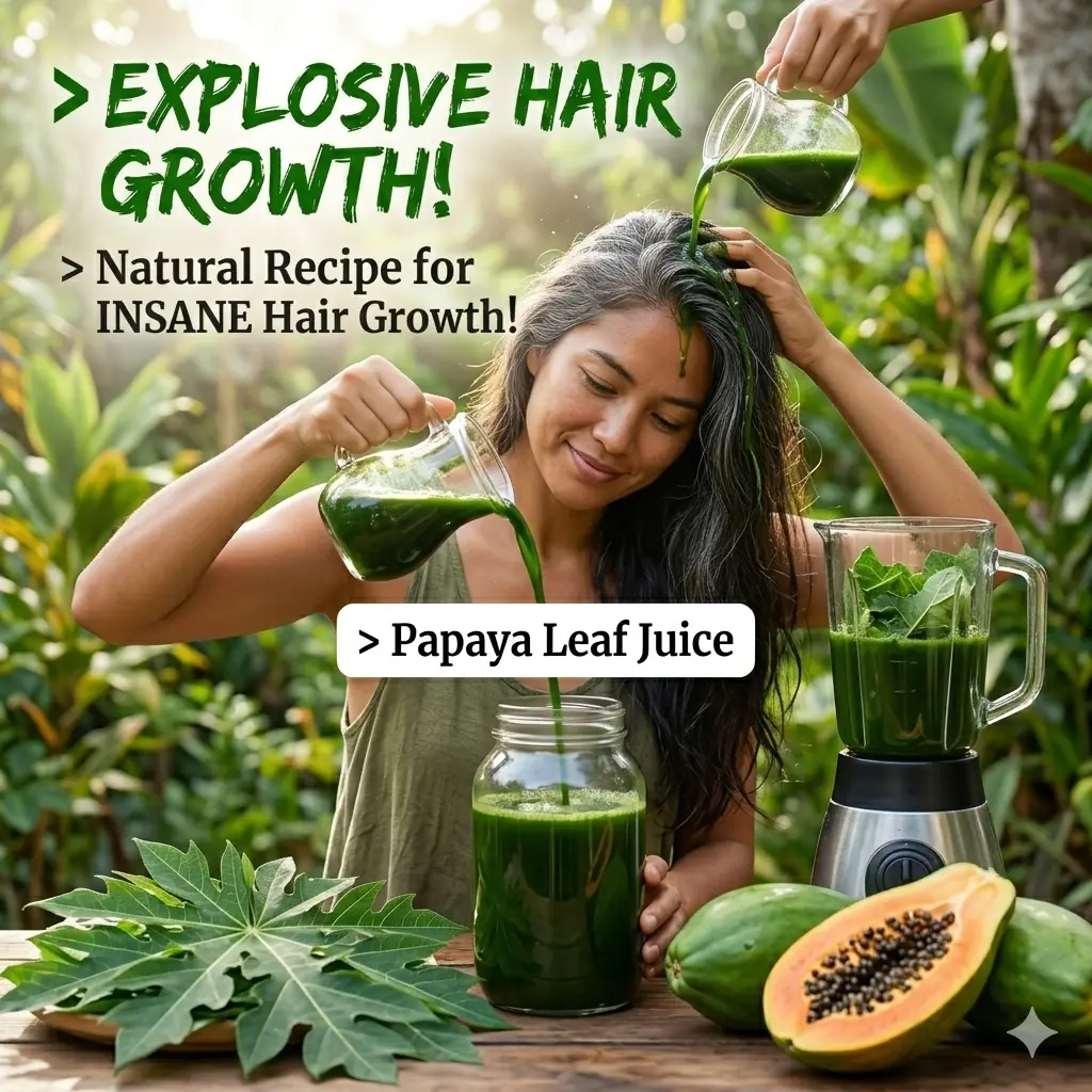 Papaya Leaf for Hair Growth: A Gentle, Natural Ritual for Stronger, Healthier Hair