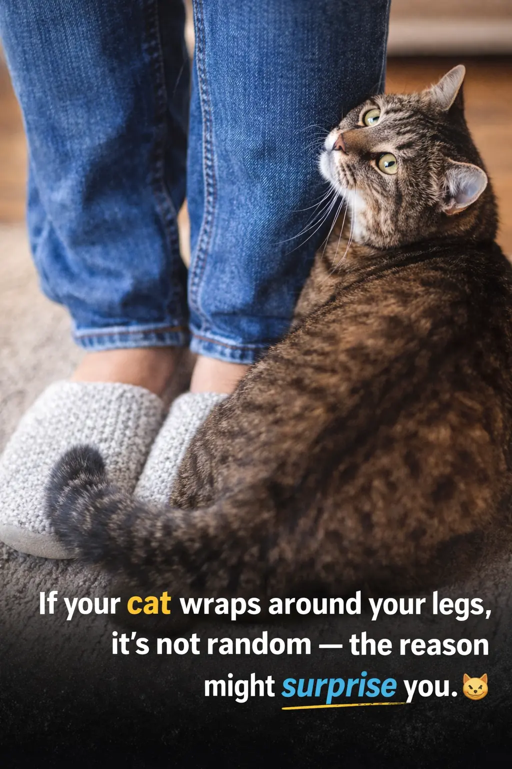 If Your Cat Keeps Weaving Around Your Legs: The Surprising Secret Behind It!