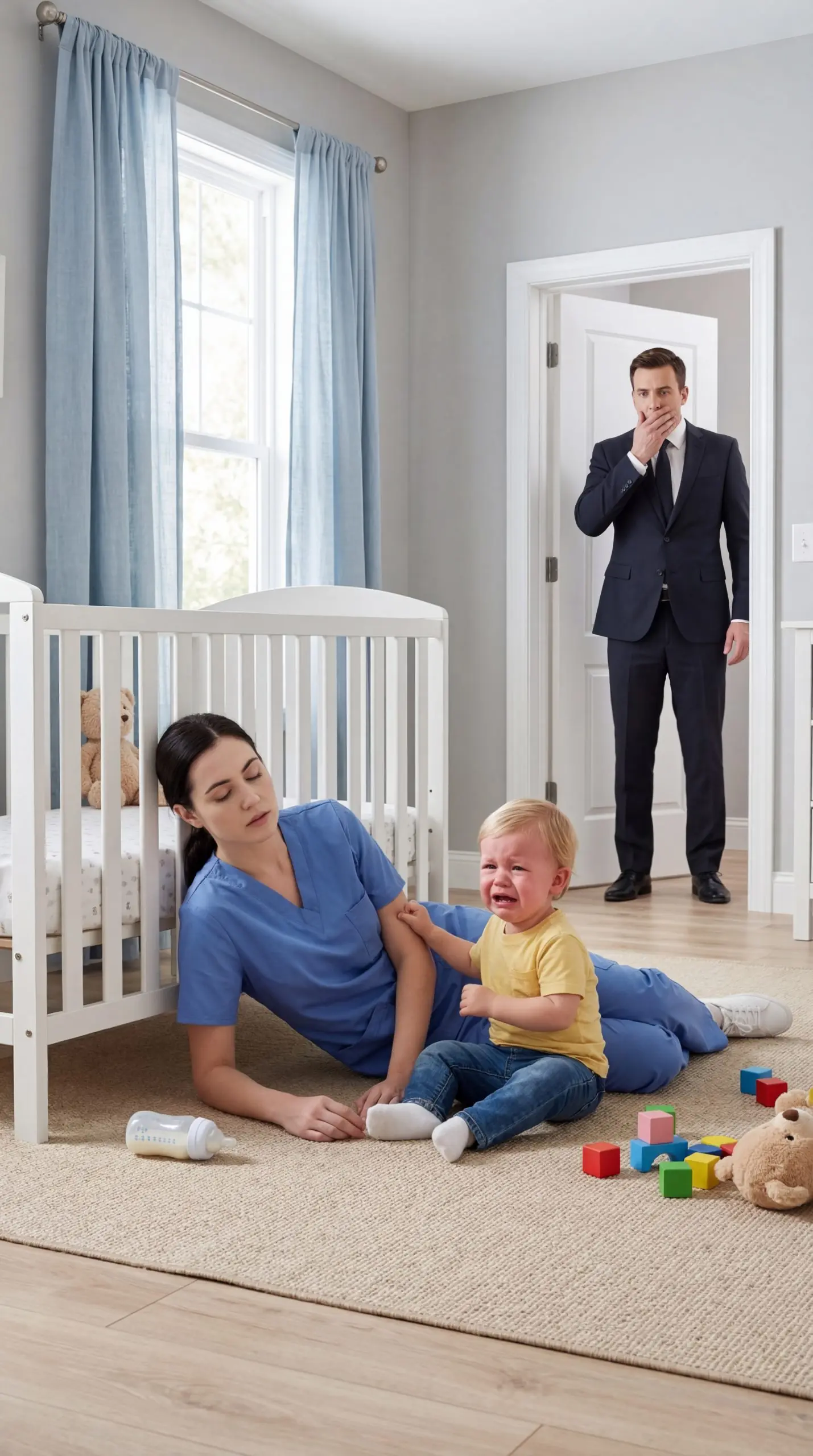 A Little Boy Wouldn’t Stop Crying After His Beloved Nanny Was Suddenly Fired and Disappeared From the Mansion Without Saying Goodbye