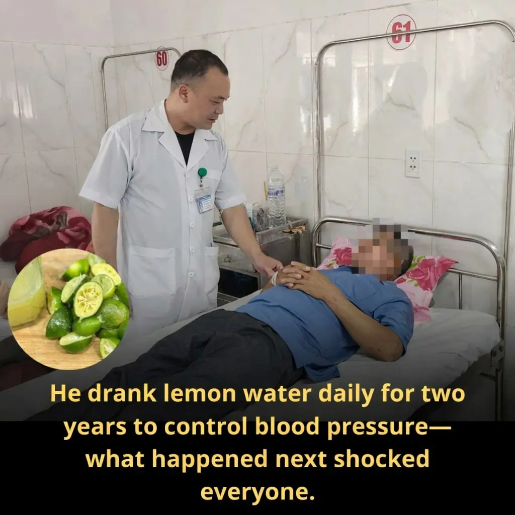 He Drank Lemon Water Daily for Two Years to Control Blood Pressure—The Outcome Surprised Everyone