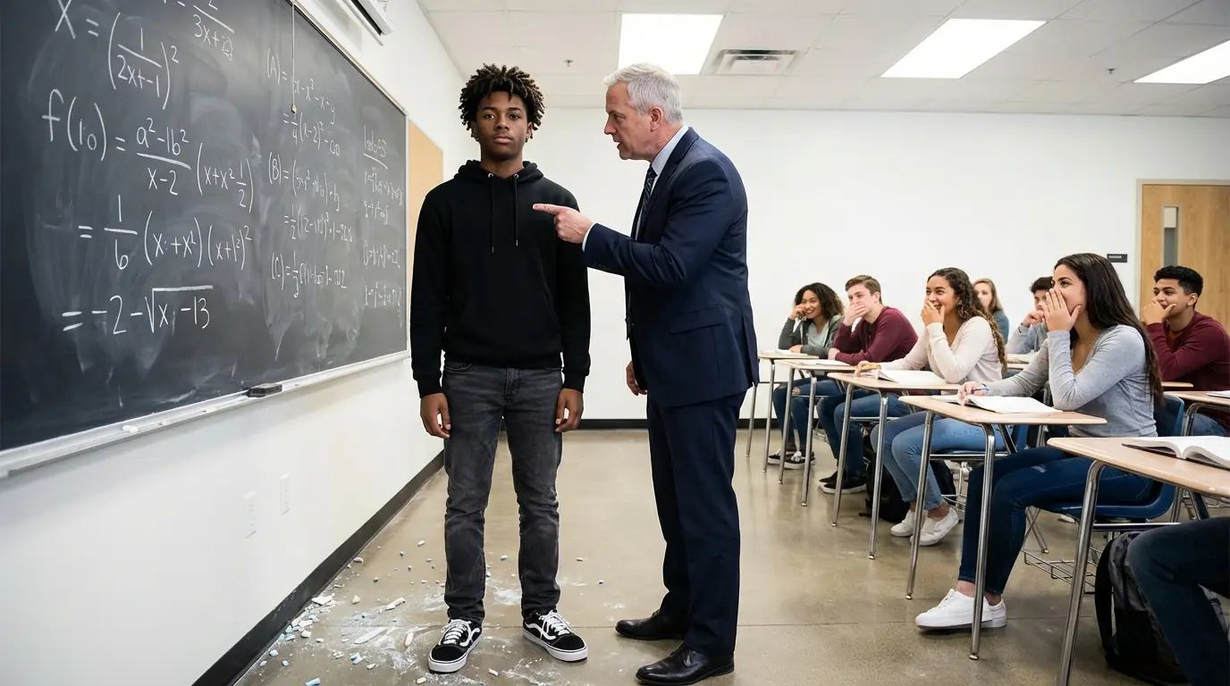 Prof Doesn't Know Black Student Is Math Prodigy — Sets 'Impossible' Equation to Mock Him, Regrets It