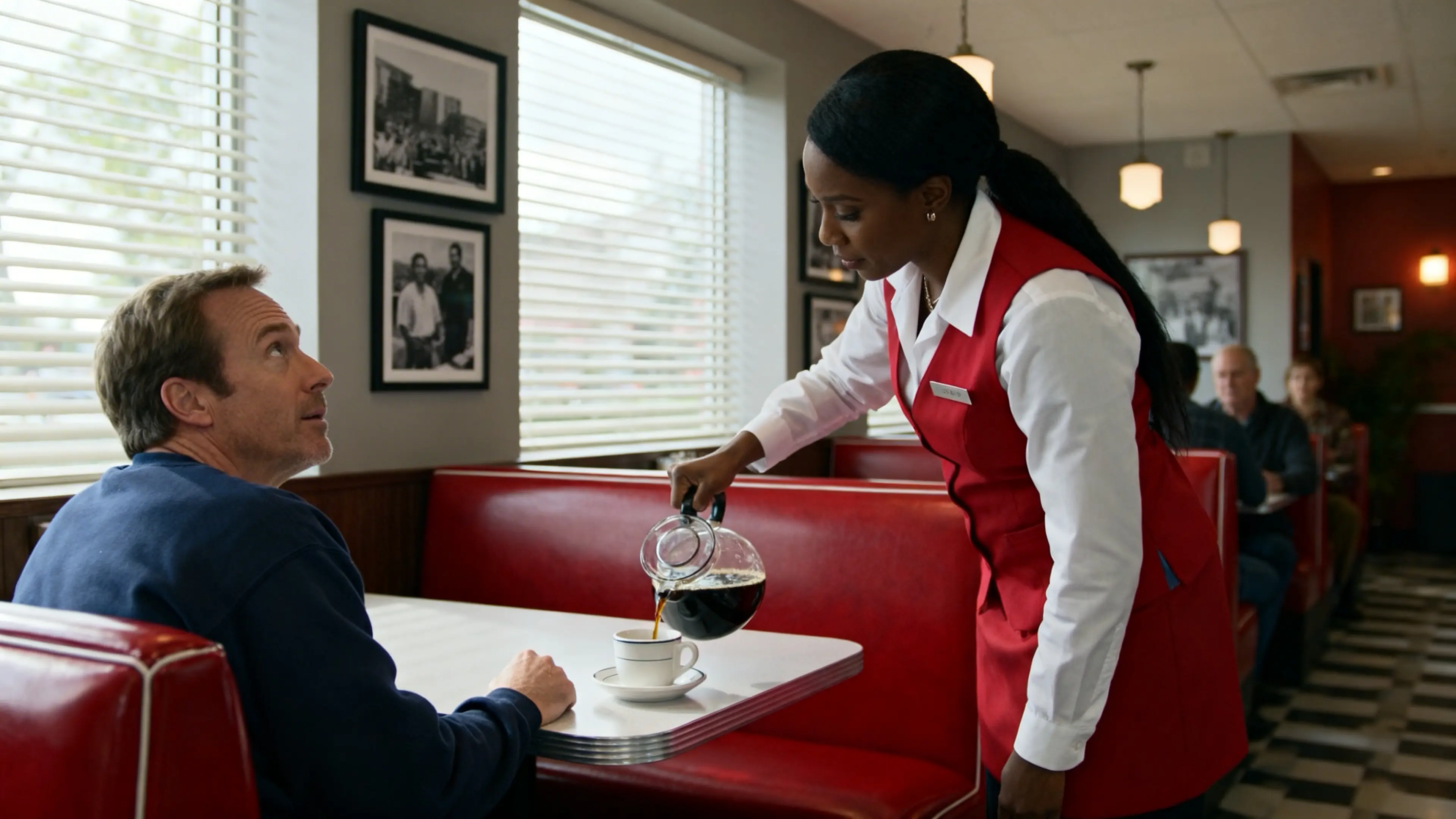 Undercover Billionare Orders Coffee - A Waitress Secretly Slips Him A Note That Stops Him Cold