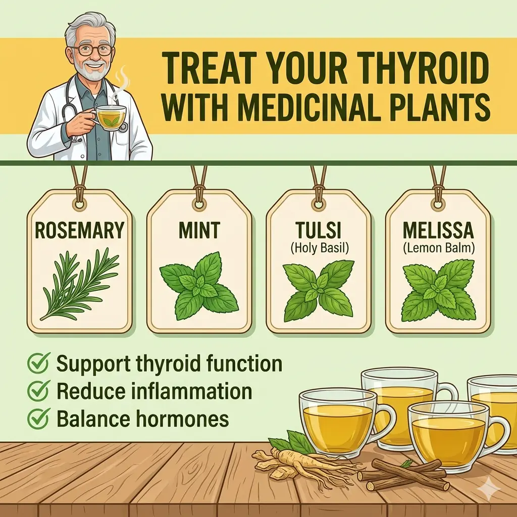 Discover How to Use Medicinal Plants in Your Routine to Support Thyroid Wellness Naturally