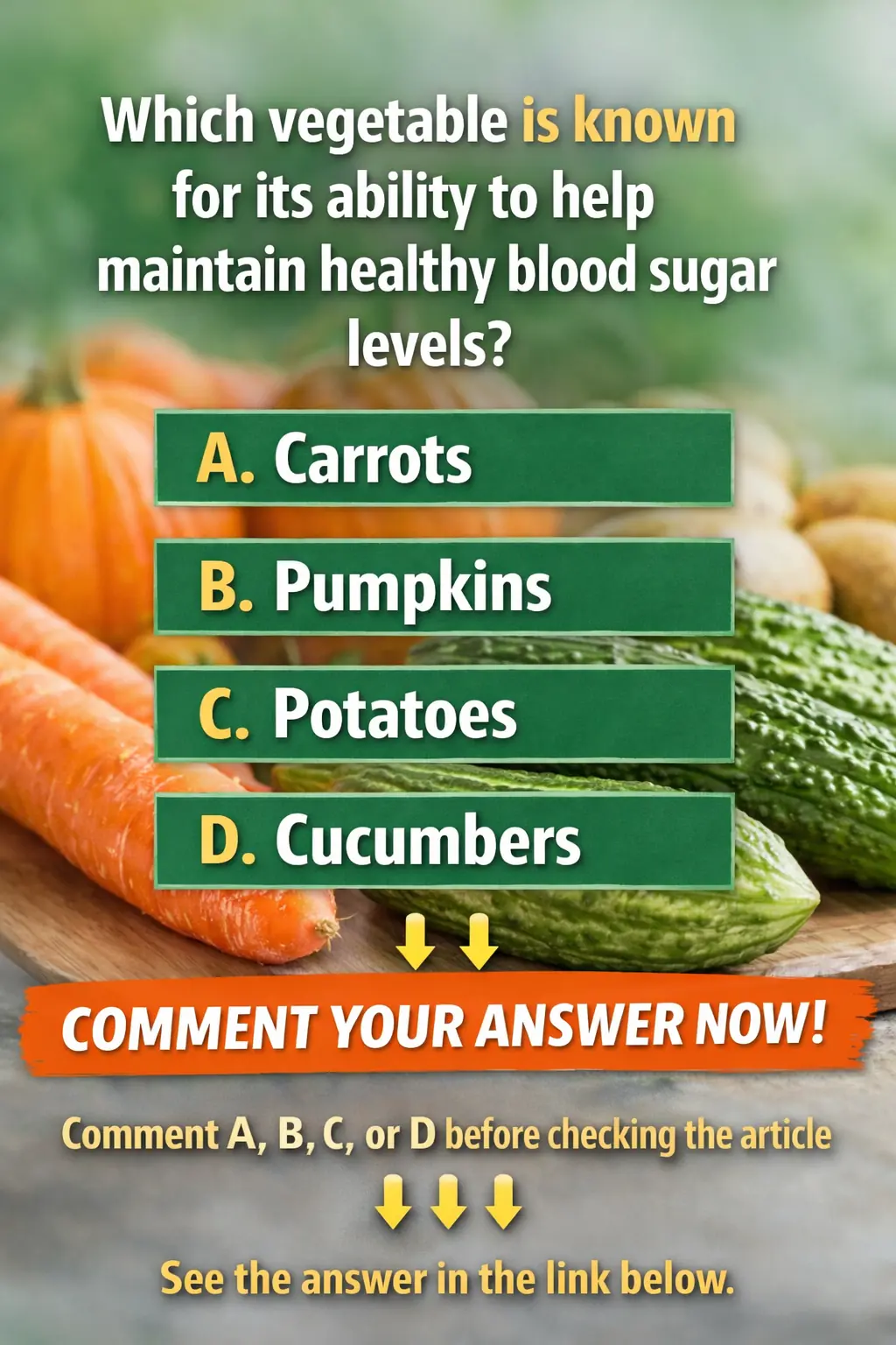 The Green Secret: Which Vegetable is a Natural Guardian of Your Blood Sugar?