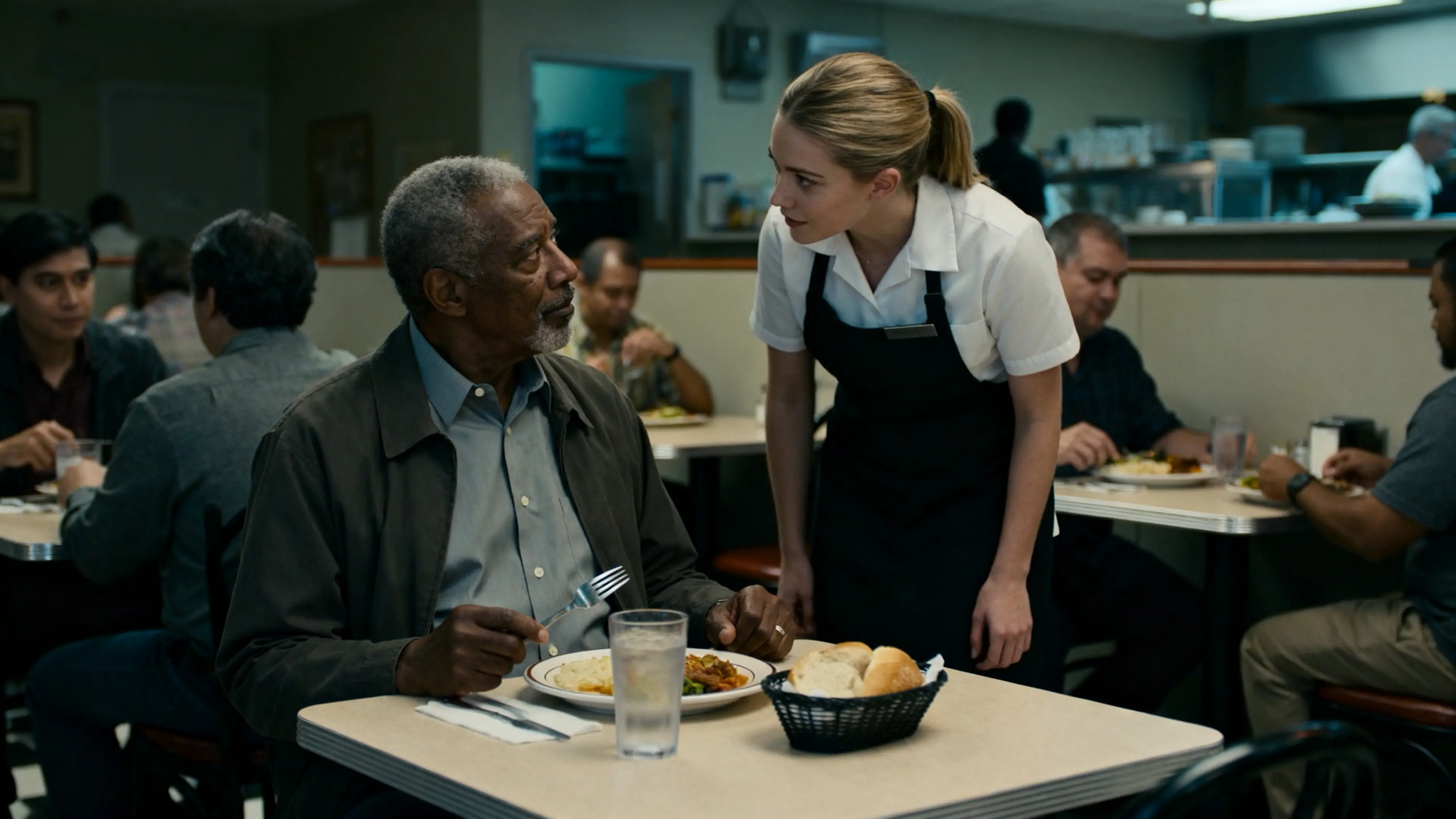 Waitress Whispered To A Customer - Then Froze By What She Said