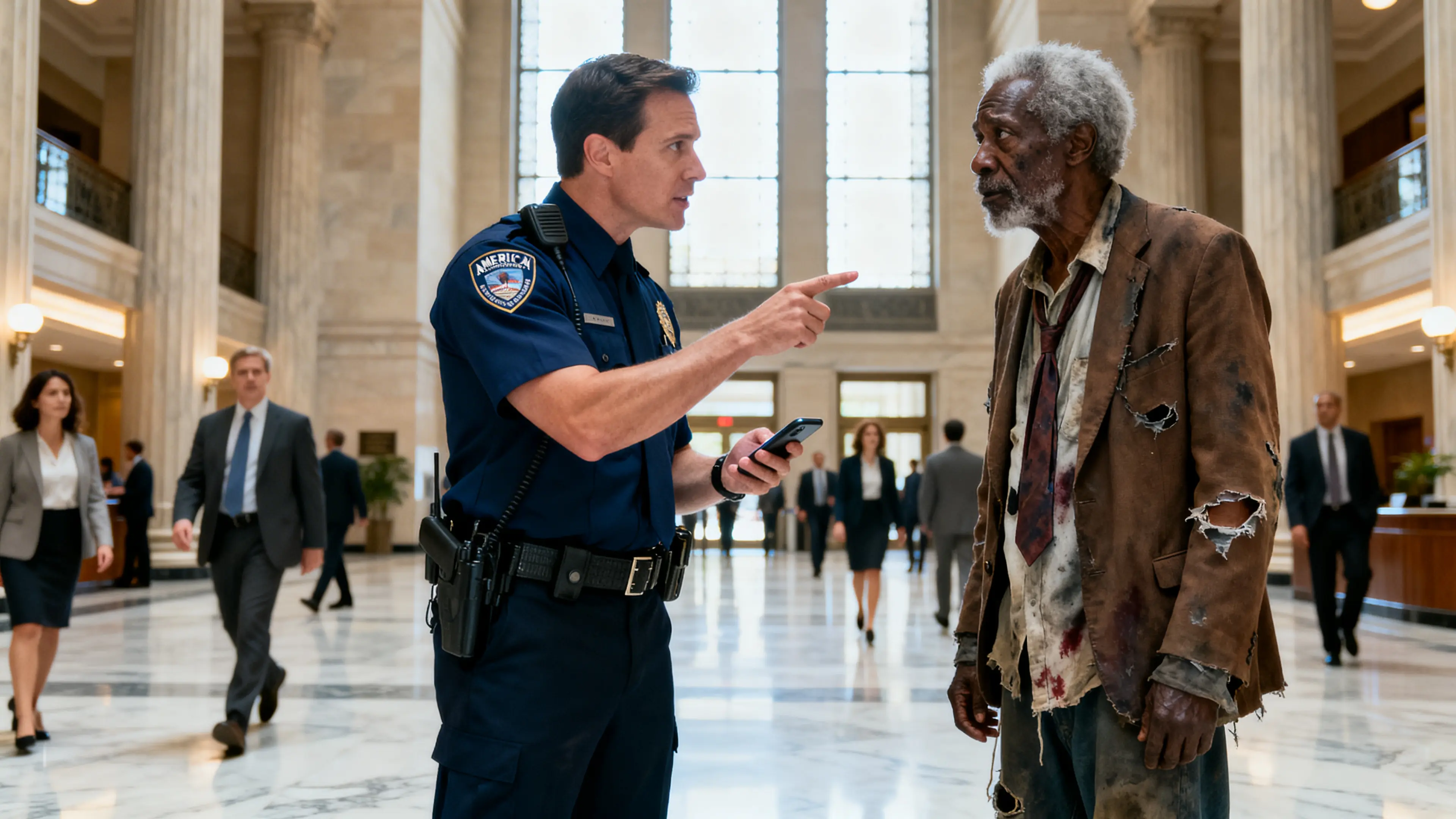 Security Forces Attempted To Arrest A Homeless Man – Until The Judge Called Him "James"