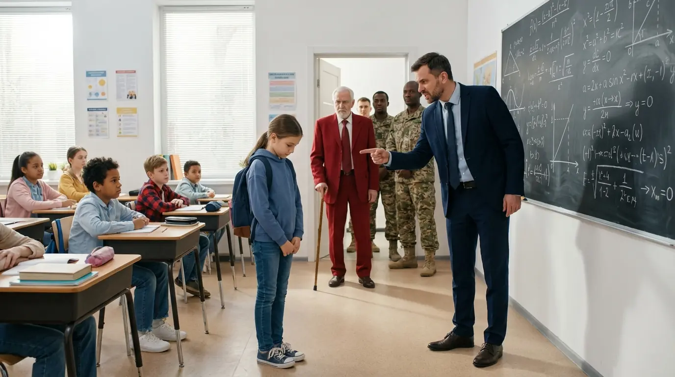 They Mocked the Girl for Saying Her Grandad Was a SEAL Legend — Then Froze When the Unit Walked In