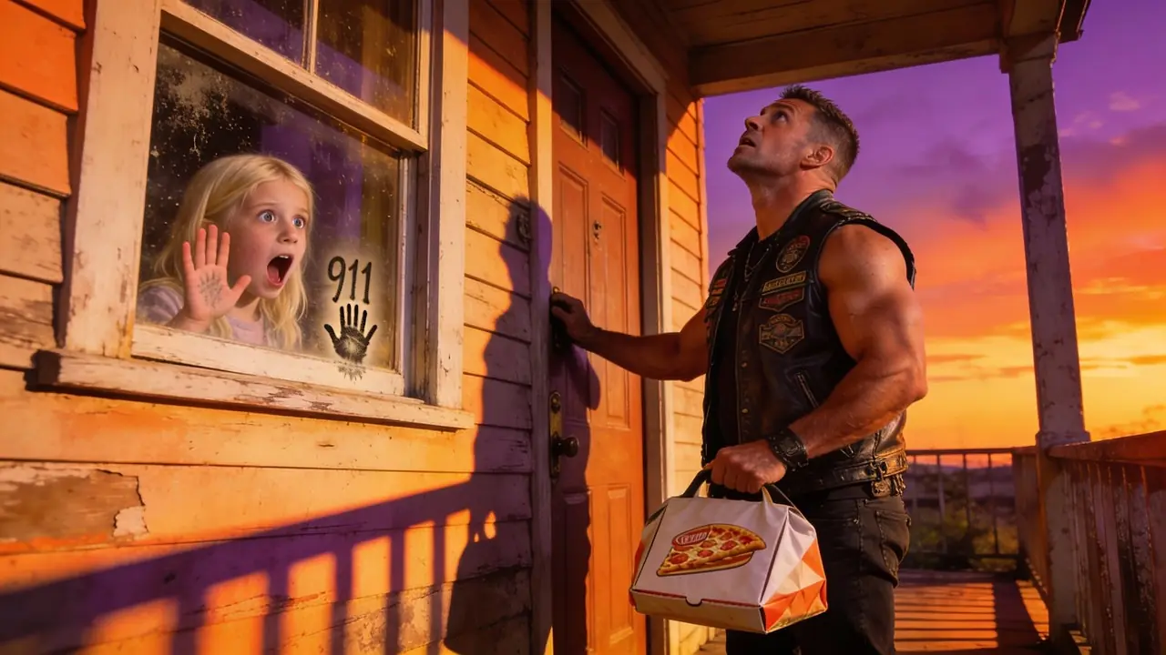 Delivery Driver Notices Kid Mouths “Call 911” Through Window Every Delivery… On 5th Delivery He Did