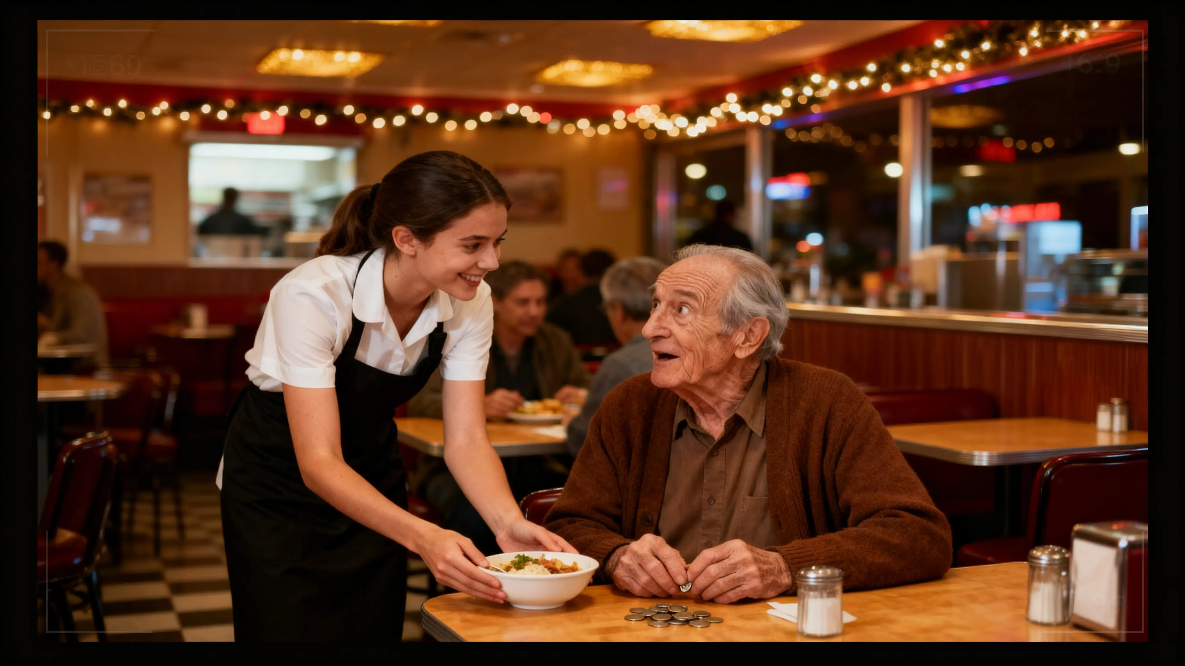 A Kind Waitress Covered An Old Man’s Bill — Then His Wealthy Daughter Walked In