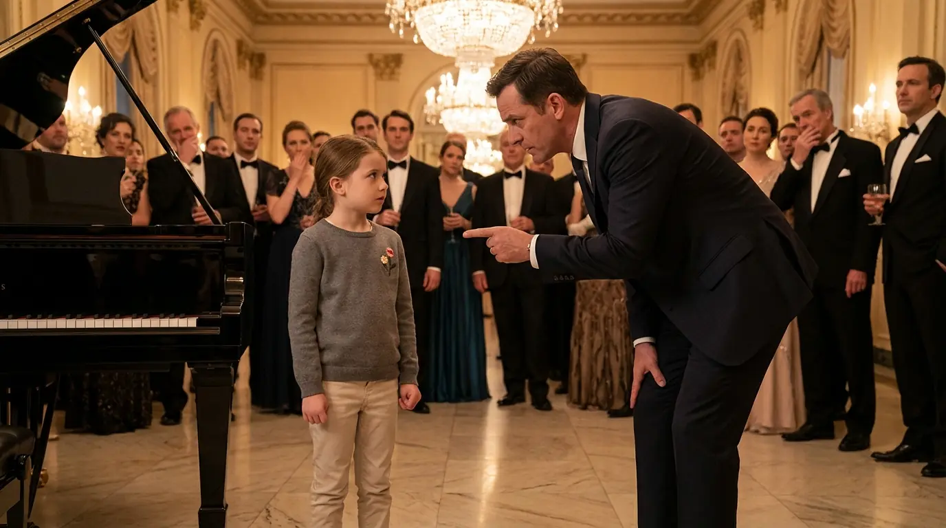 Millionaire Mocked the Little Girl: “Play and I’ll Adopt You” — But Her Music Left Him Speechless