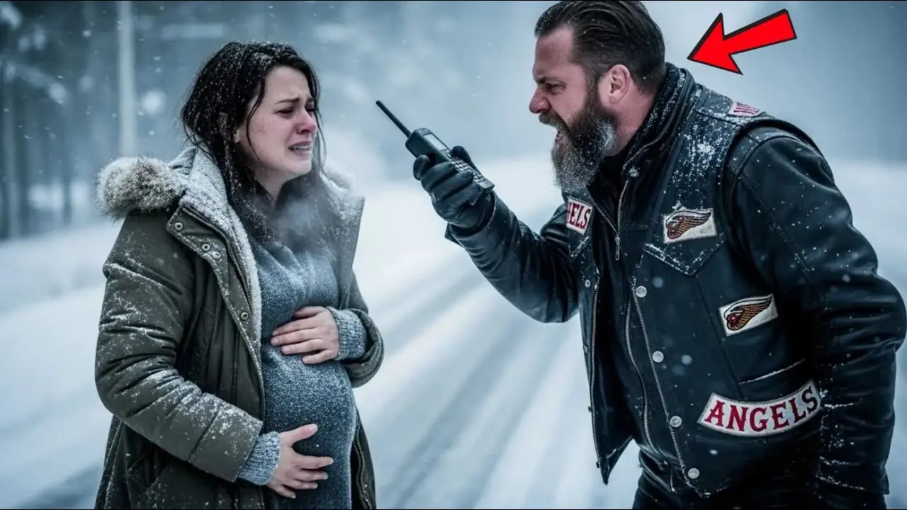 Pregnant Woman Was Stranded in a Snowstorm A Hells Angel Made a Call That Saved Two Lives