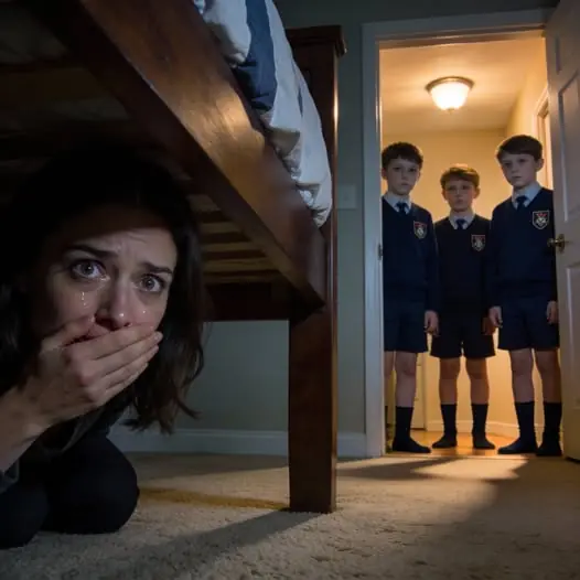 My neighbor kept telling me she saw my daughter at home during school hours—so I pretended to leave for work and hid under her bed. What I heard next made my blood run cold.