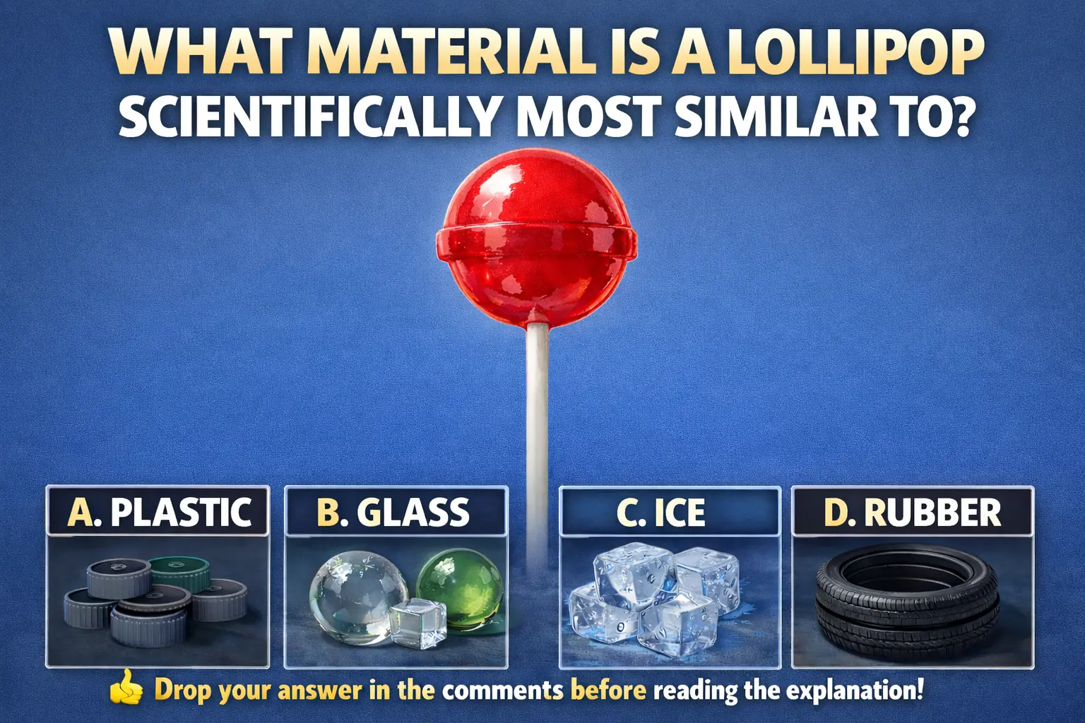 Scientific decoding: Why are lollipops actually "edible glass"?
