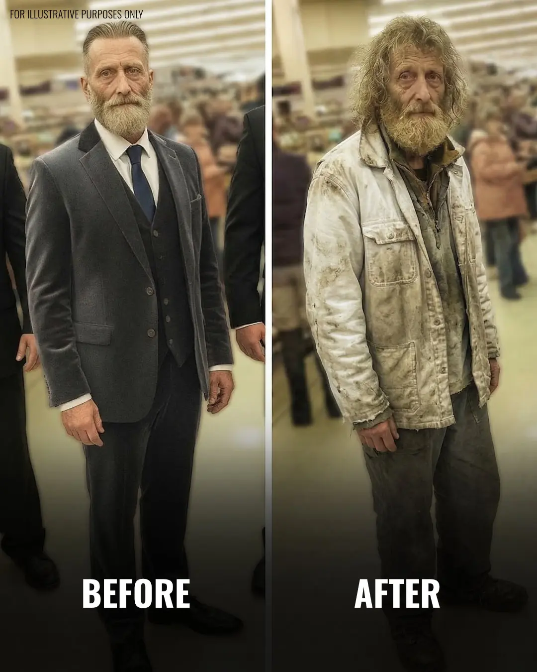 I Disguised Myself as Homeless and Walked Into a Huge Supermarket to Choose My Heir