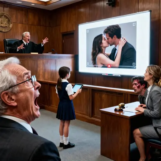 My husband files for divorce, and my 10-year old daughter asks the judge: “May I show you something that Mom doesn’t know about, Your Honor?”