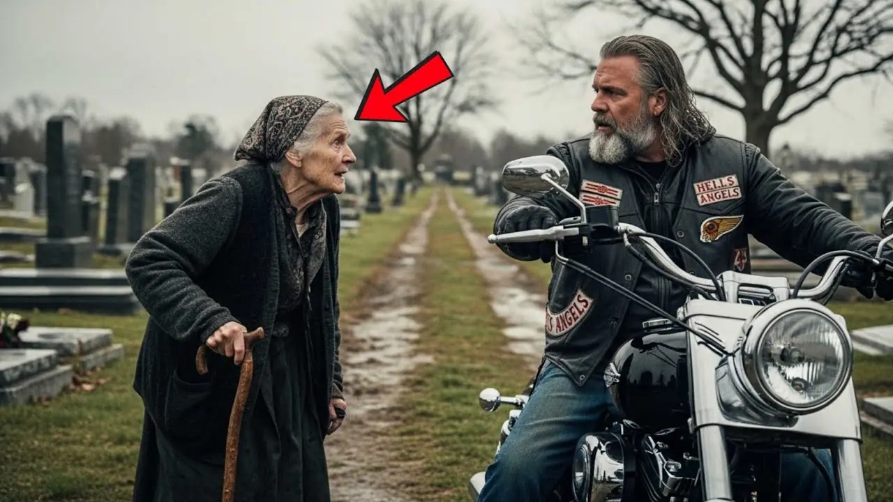 Limping 82-Year-Old Woman Asked Hells Angels: “Can You Carry Me to His Grave?” — Then This