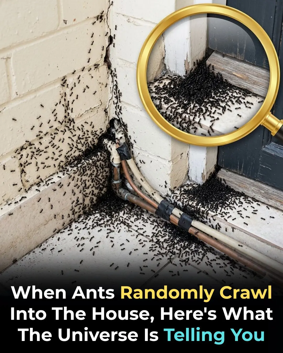 When Ants Randomly Crawl Into The House,...