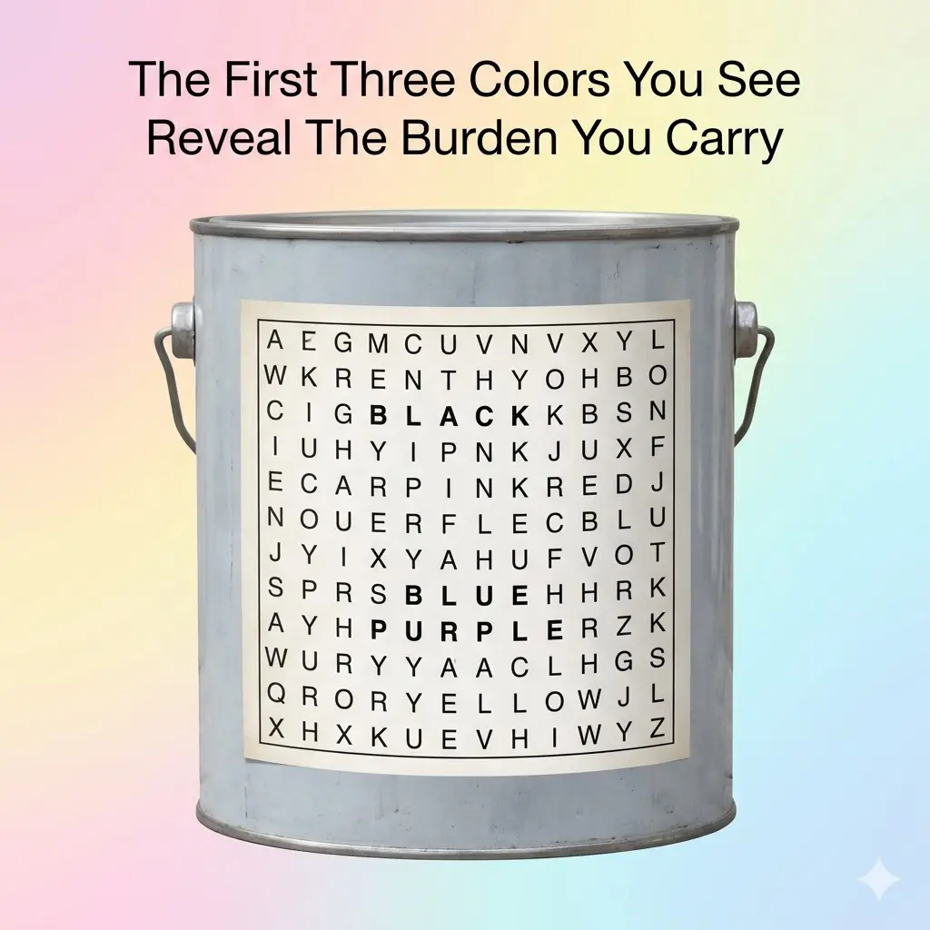 The First Three Colors You See Reveal The Burden You Carry ...