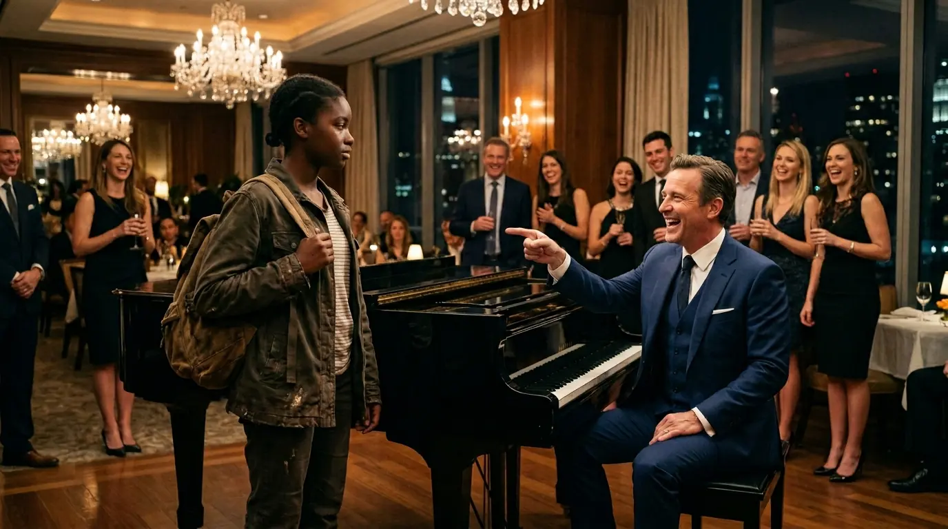 If You Can’t Play No Food Billionaire Laughed At The Homeless Girl Then Learned She's A Piano PROD