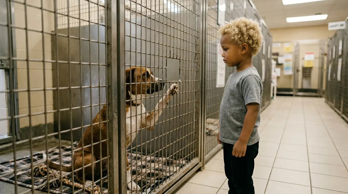 All Shelter Dogs Ignored the Deaf Boy’s Signs -  Until He Stopped at the Last Kennel