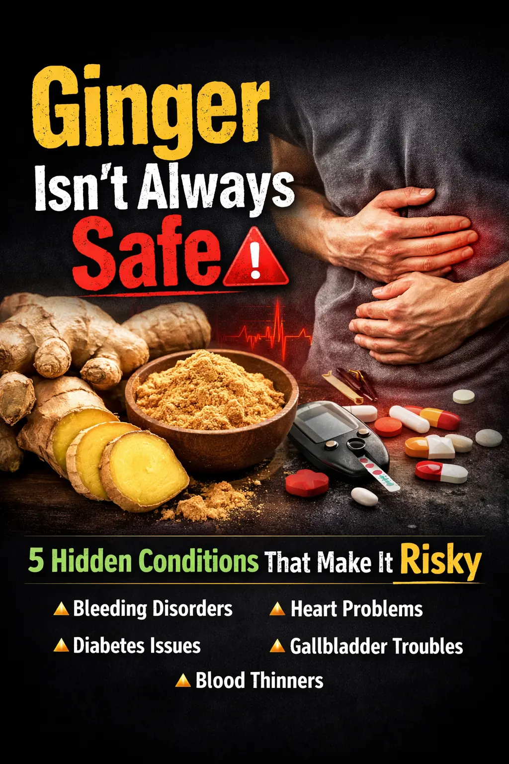 Ginger Isn’t Always Safe: 5 Hidden Conditions That Make It Risky