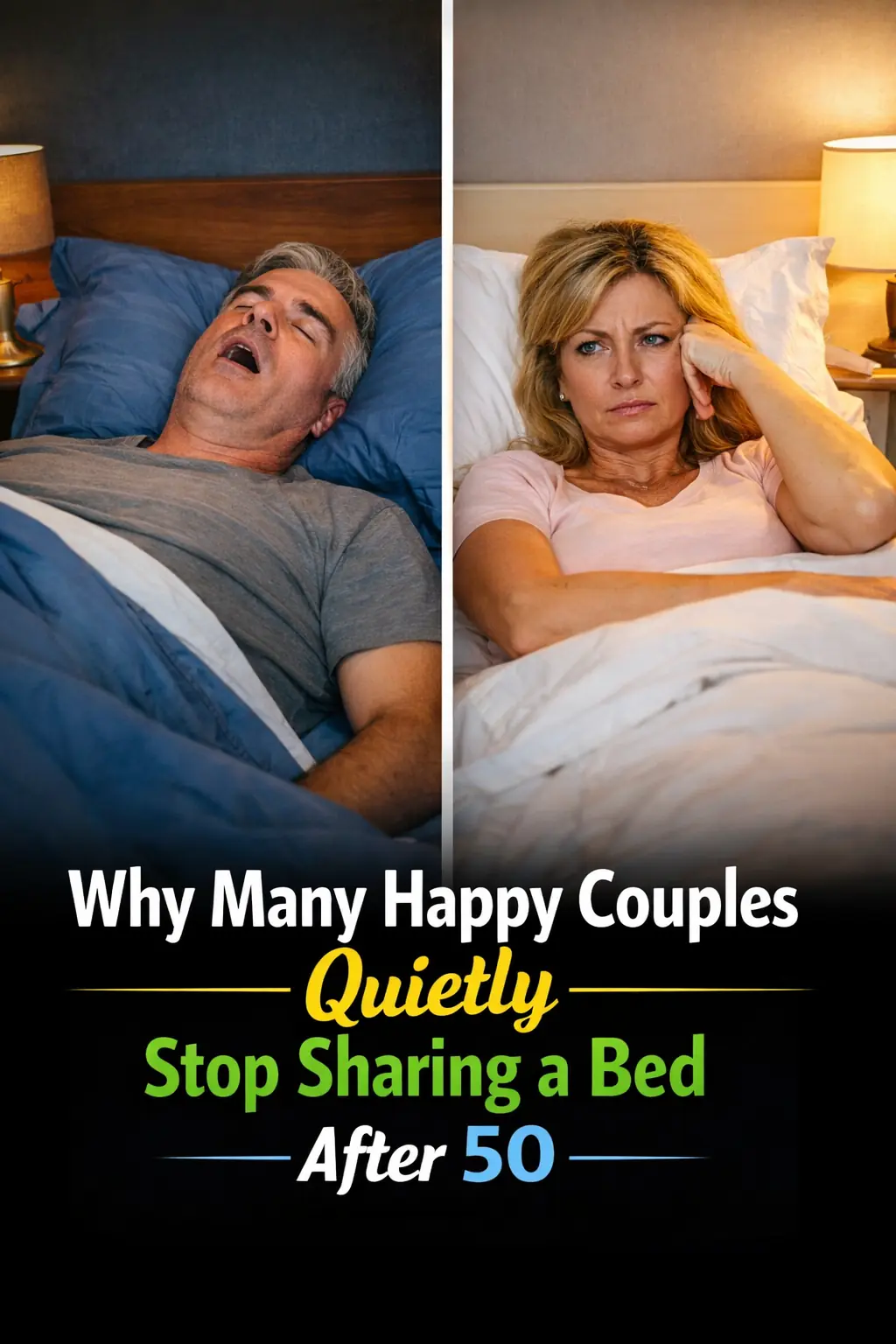 Sleeping in Separate Beds After 50: A Silent Relationship Upgrade or a Warning Sign?