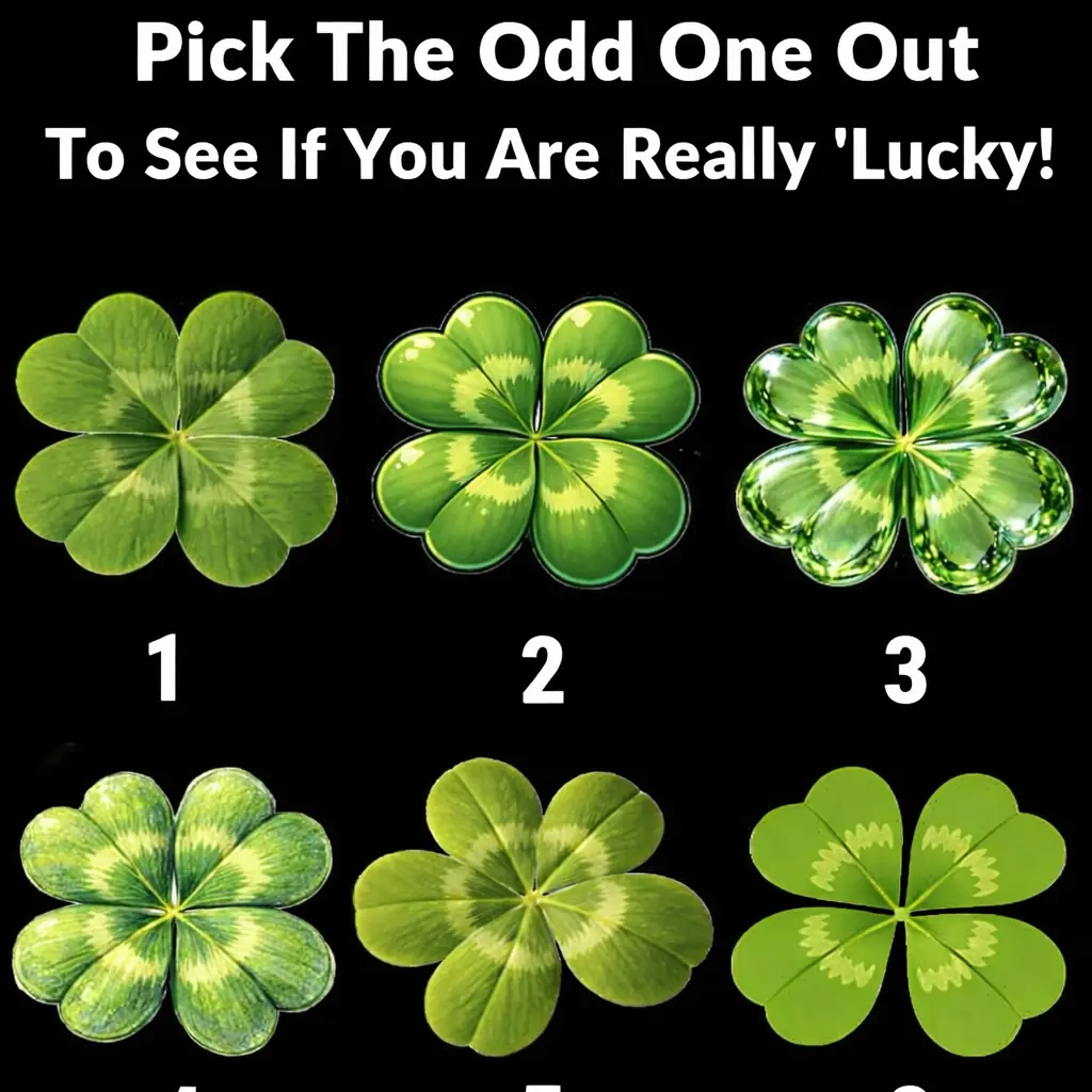 Find Out Which Clover Is The Odd One Out 🍀 | Take The Puzzle Challenge