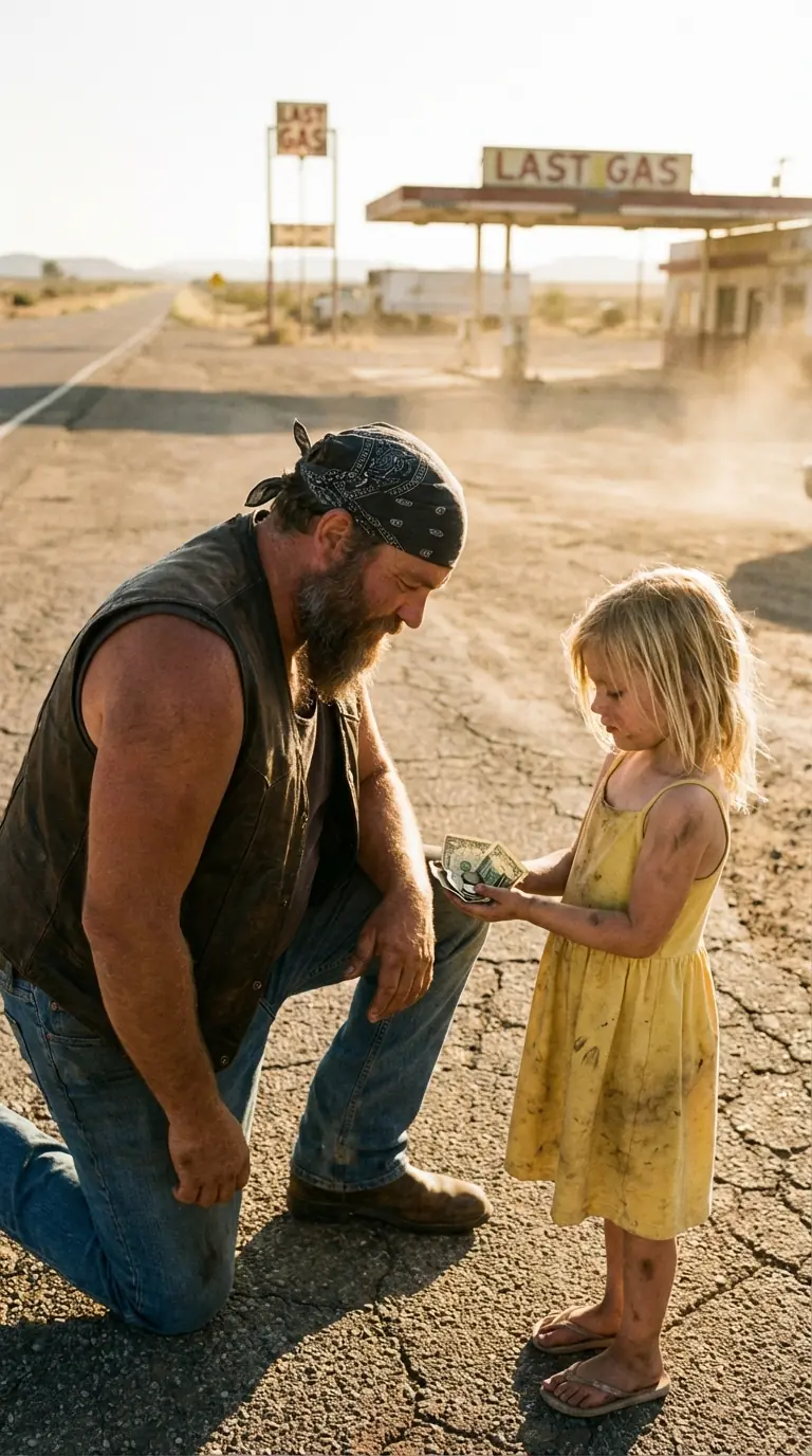 A 5-year-old clutching $93 told a biker he was trying to bring his mom home. What happened next stunned the town—nearly a thousand Hells Angels riders appeared, turning the child’s small hope into a powerful moment no one expected.