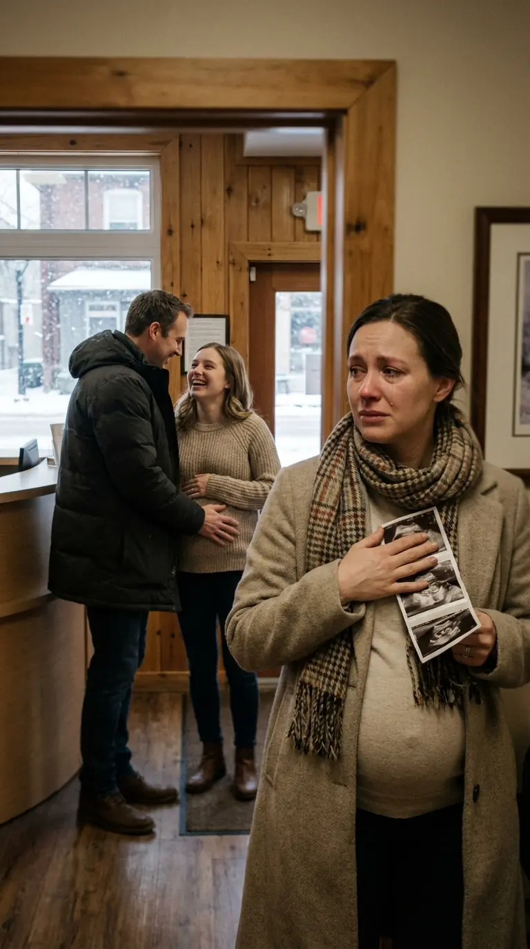 I went to my ultrasound appointment by myself, believing my marriage was flawless—only to discover my seemingly perfect husband gently escorting another woman down the same hallway, shattering everything I thought I knew about our life together.