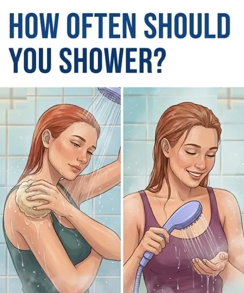HOW OFTEN SHOULD YOU SHOWER?