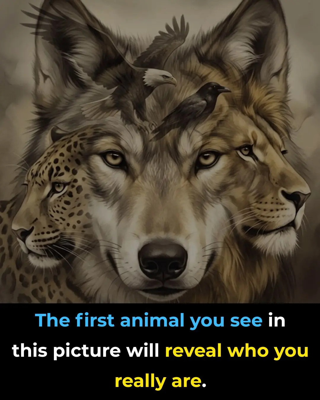 The first animal you see in this picture will reveal who you really are...