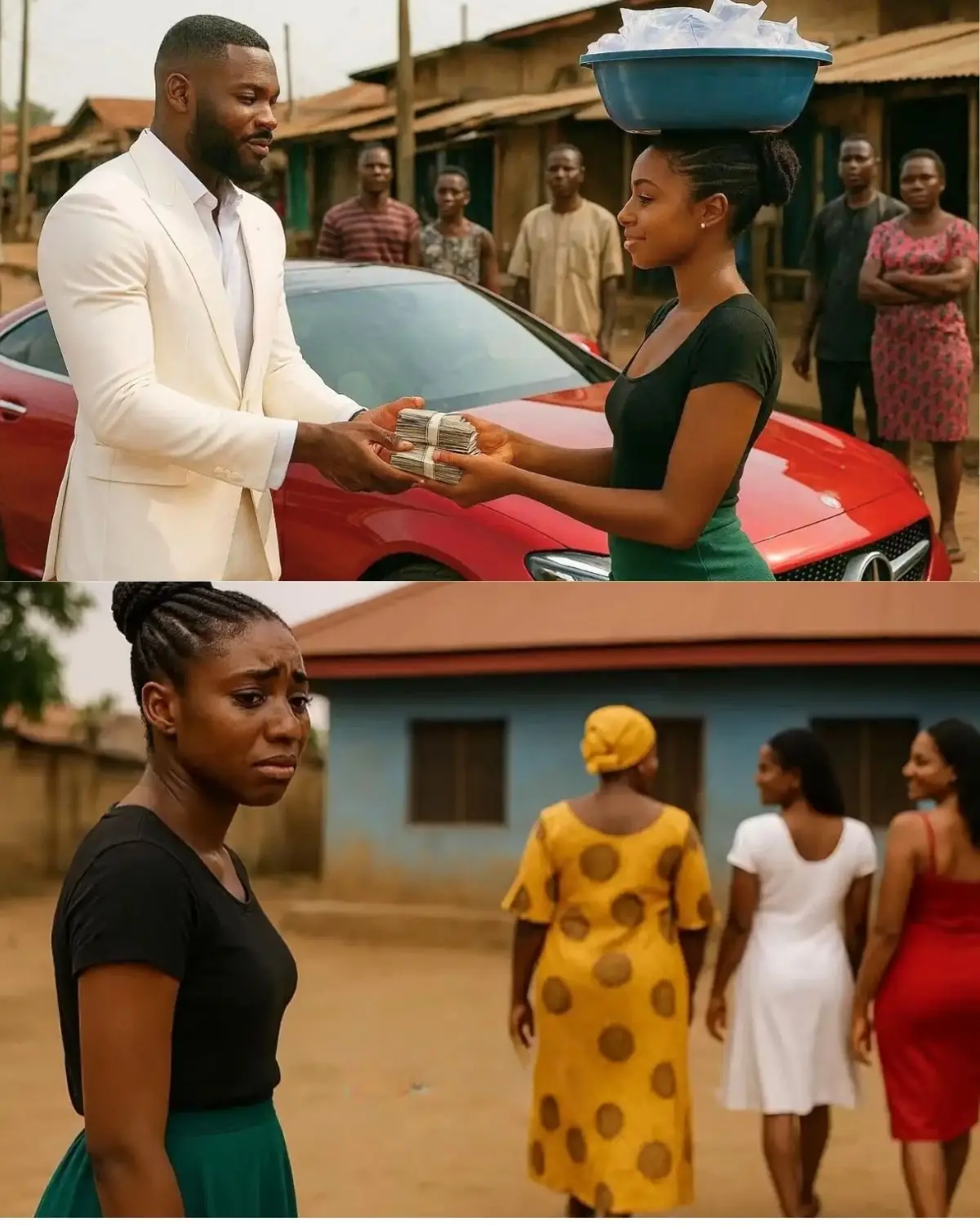 Billionaire pays poor girl to pretend to be his fiancee