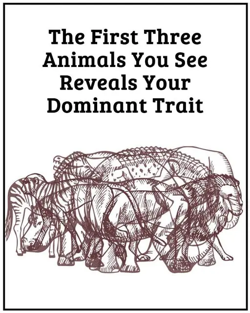 The First Three Animals You See Reveals Your Dominant Trait ...