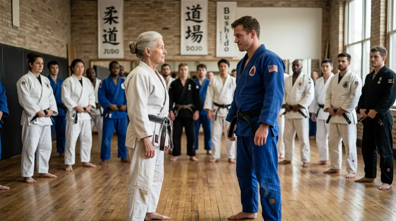 An Old Woman Was Ridiculed at Jiu-Jitsu Class — Then Submitted a Black Belt in 10 Seconds
