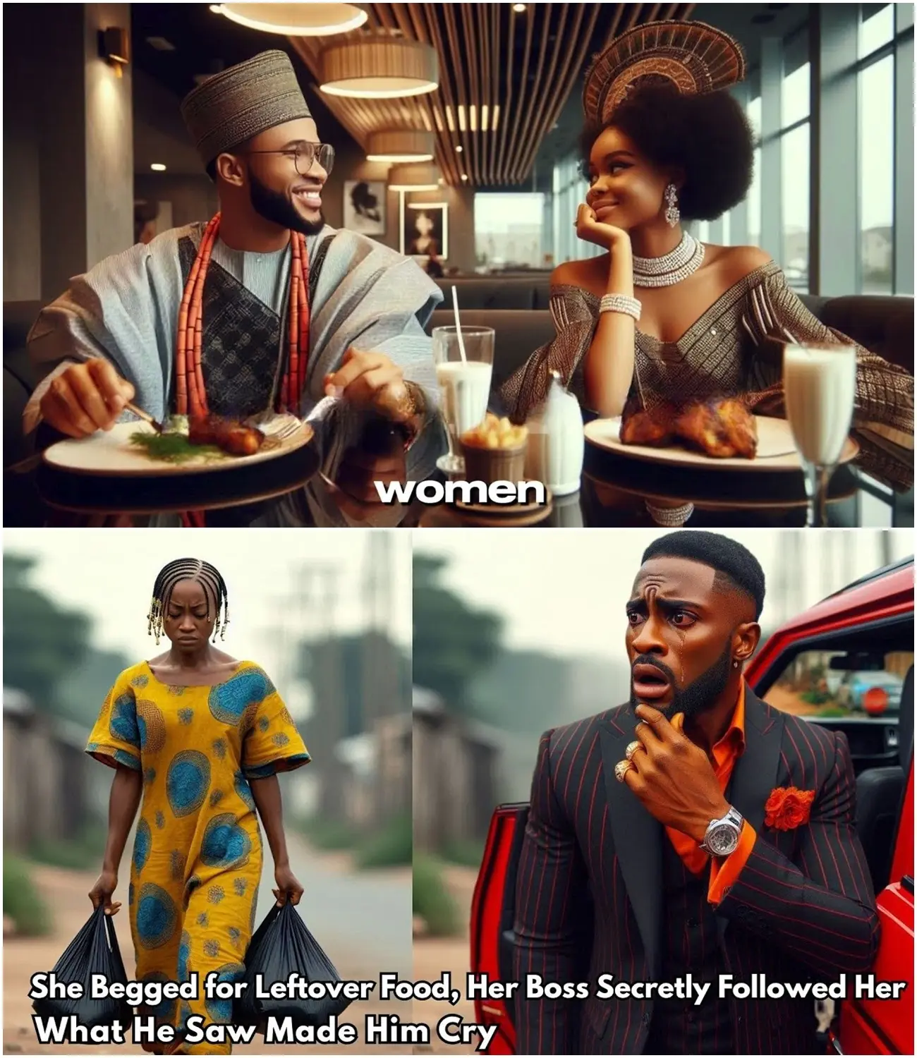 She Begged For Leftover Food, Her Rich Boss Secretly Followed Her | What He Saw Made Him Cry