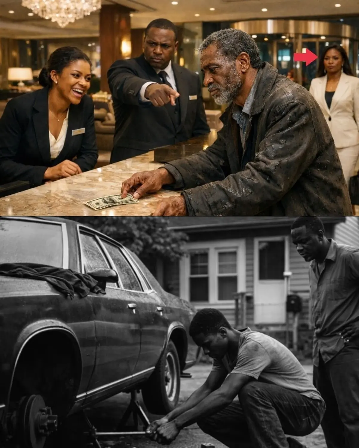 He Had $2 to His Name Asked for One Thing. They Mocked Him. 24Hours Later He Walked Back In With Her