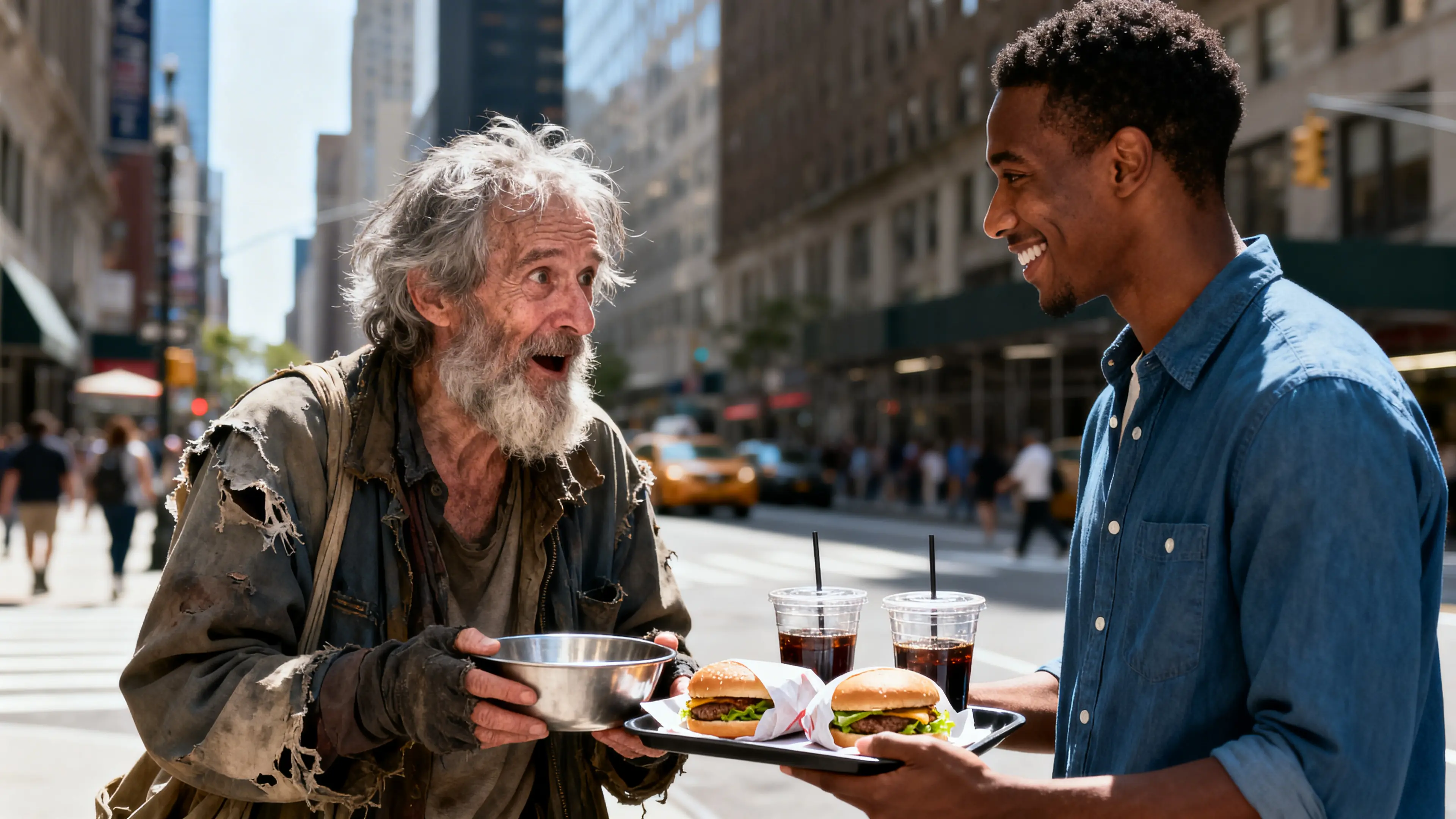 A Simple Meal With A Stranger – That Became A Life-Changing Moment.