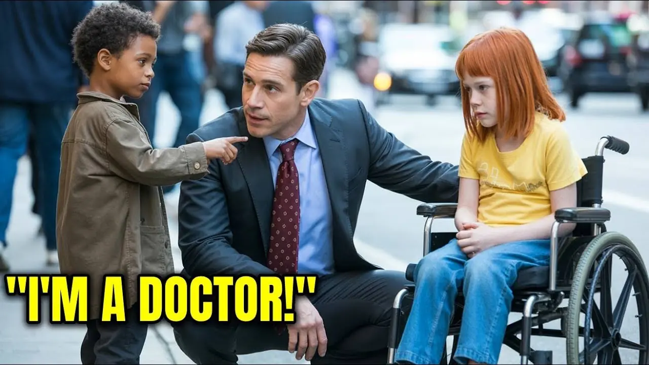 “Sir, I Can Make Your Daughter Walk Again”, Said the Beggar Boy – The Millionaire Turned and FROZE!