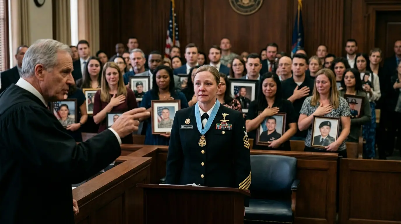Judge Demanded She Take Off Her Medal of Honor — Until the Admiral Arrived and Silence Everyone