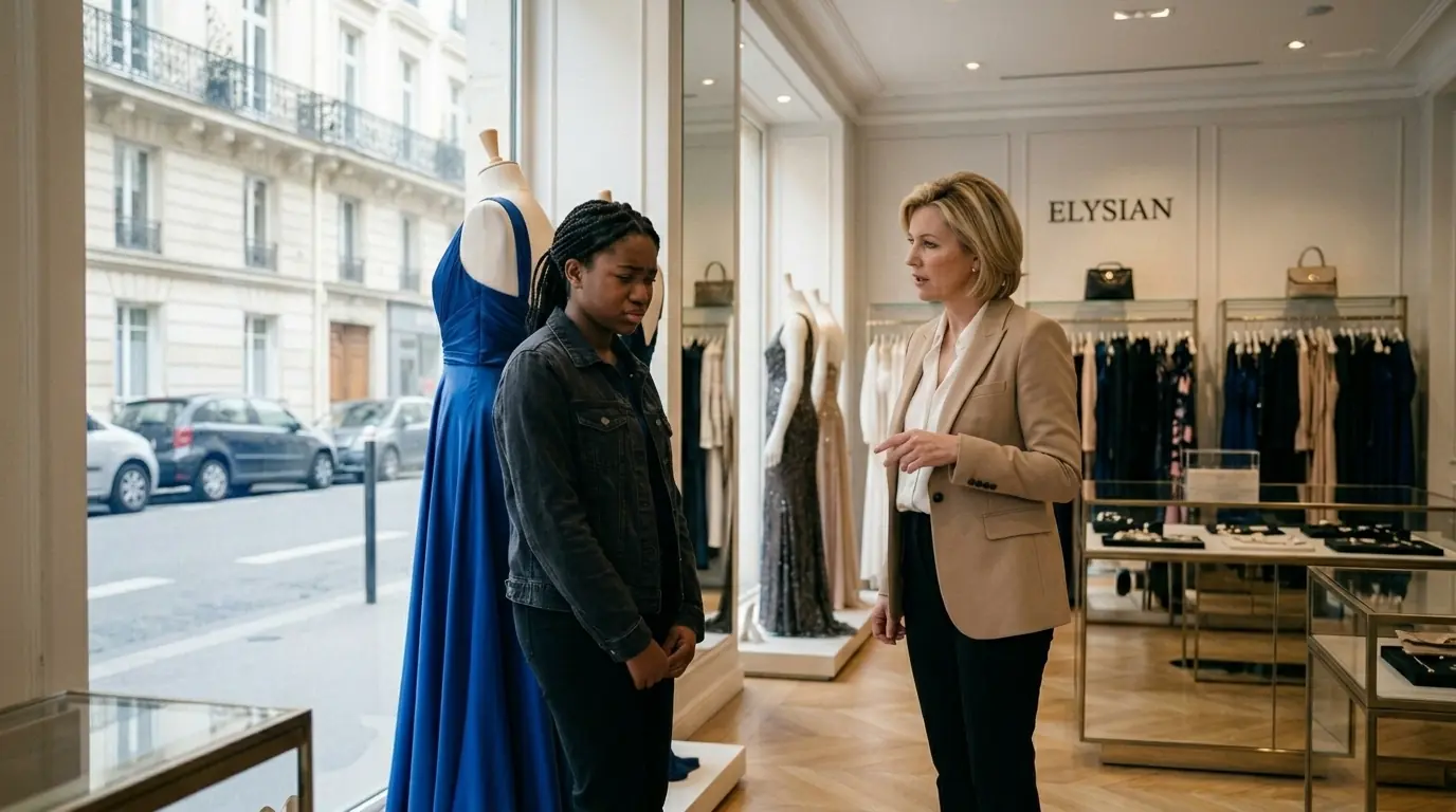 She Was Accused of Stealing in a Luxury Boutique — Until Her Father Walked In