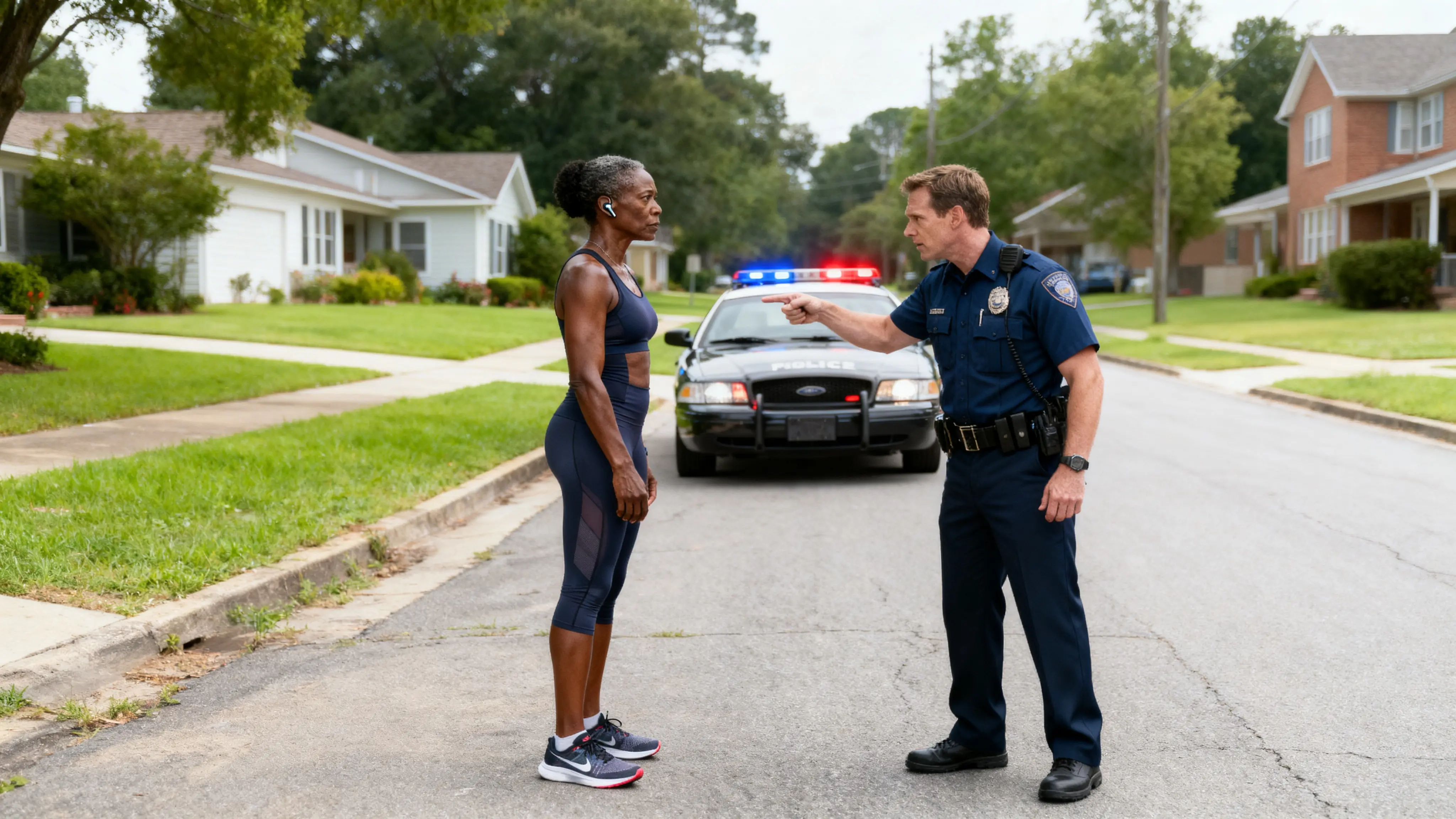 Cop Laughed At a Woman While She Was Jogging — Unaware Who She Is