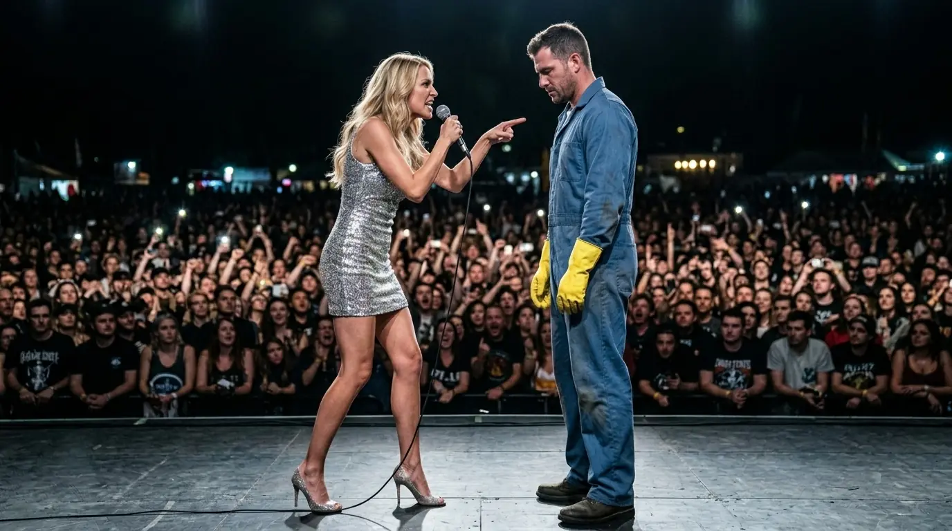 Famous Singer Forced Janitor to Sing Solo to Mock Him — However, He Hit Notes She Never Could